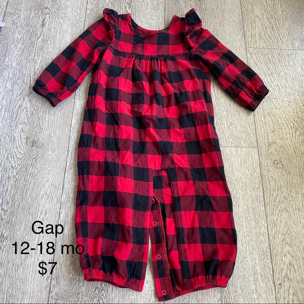 Gap Buffalo Plaid Romper